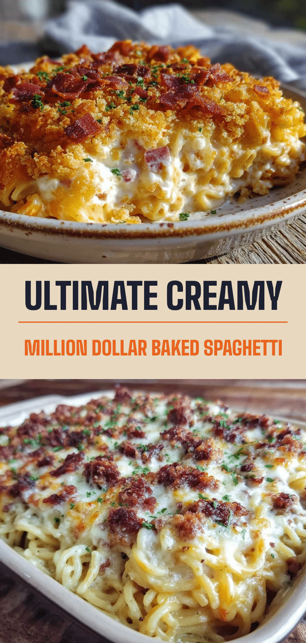 Million Dollar Baked Spaghetti: Easy Family Casserole 5 million dollar baked spaghetti recipe