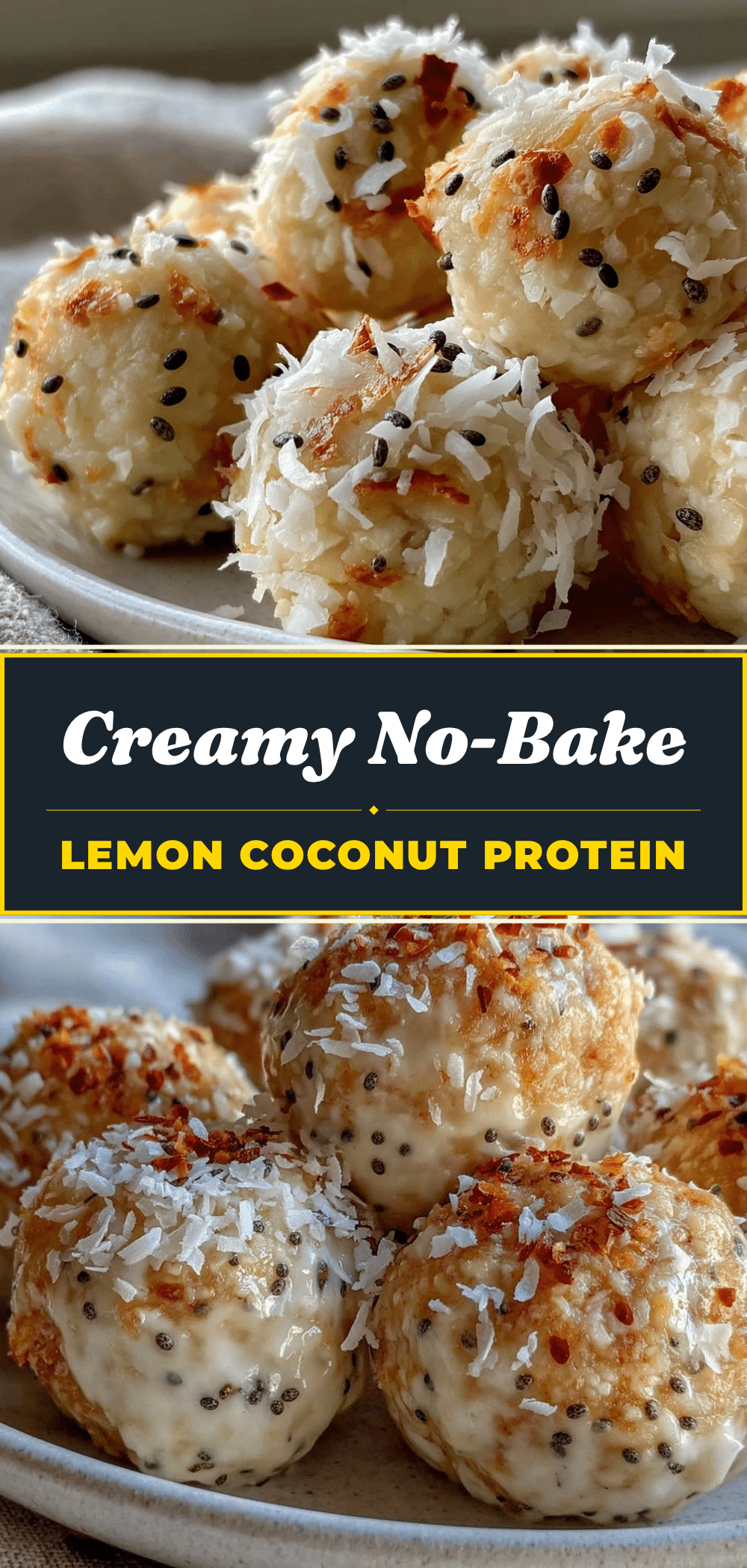 No-Bake Lemon Coconut Protein Bites: Grandma’s Best Healthy Snack 5 No-Bake Lemon Coconut Protein Bites recipe