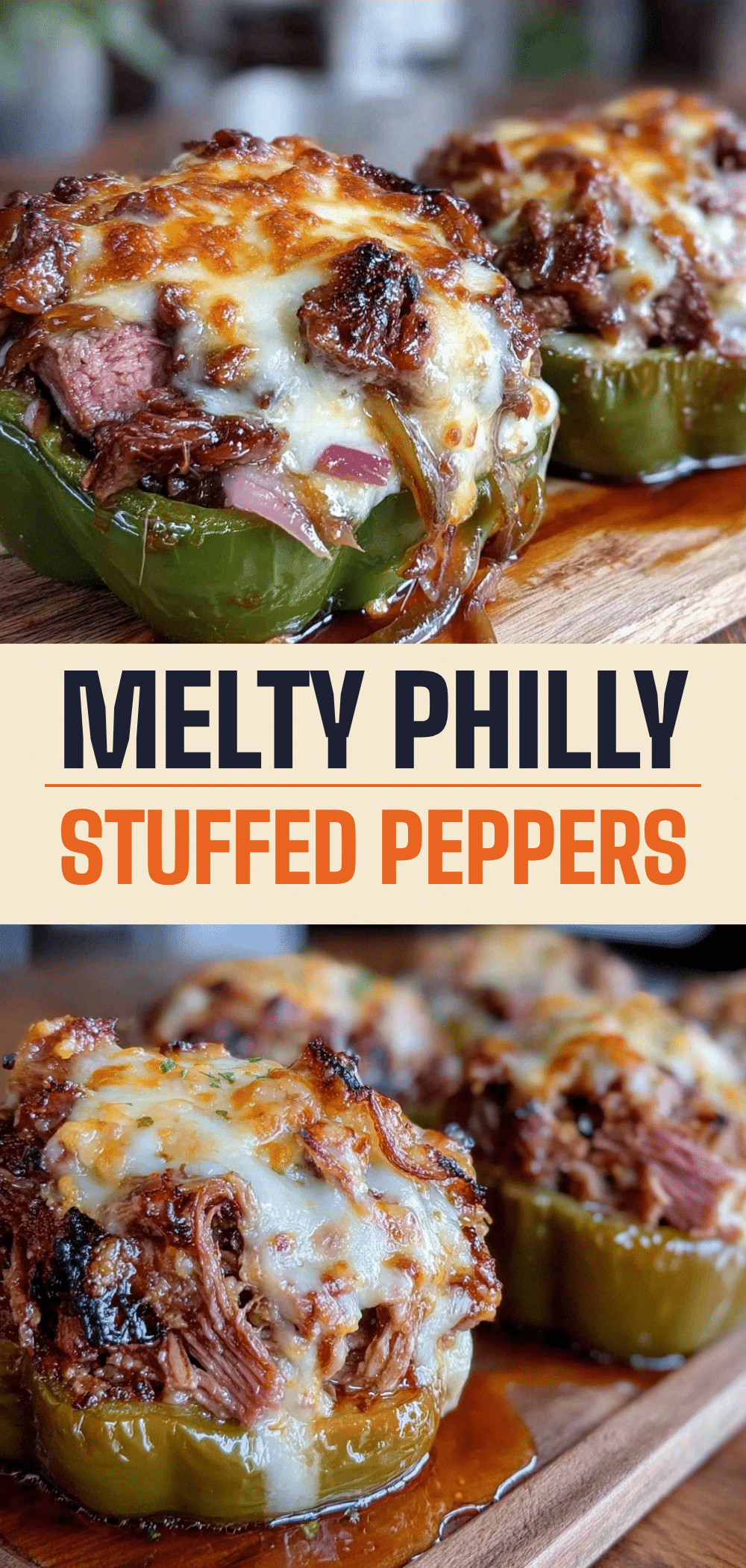 Philly Cheesesteak Stuffed Peppers: Easy Budget Meal-Prep 5 Philly Cheesesteak Stuffed Peppers recipe