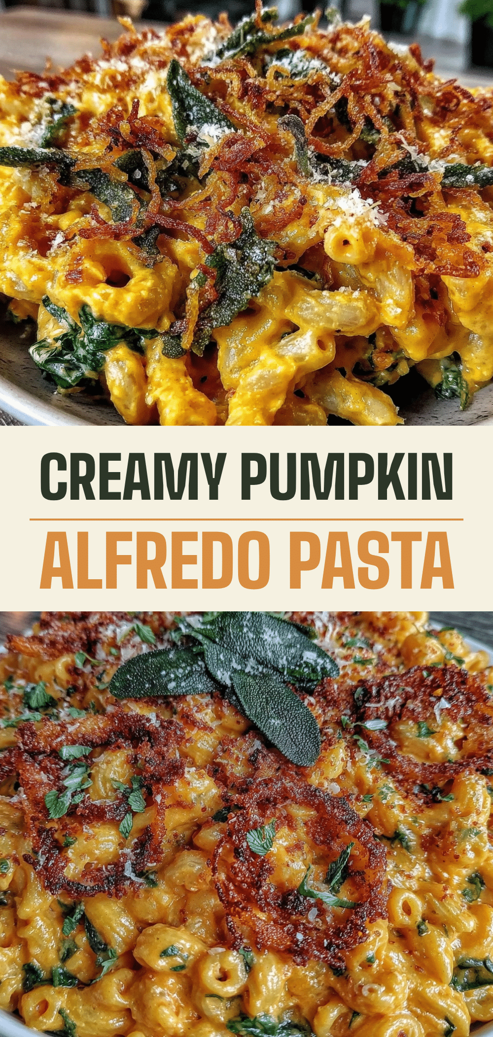 Creamy Pumpkin Alfredo Pasta: Easy Crispy Sage 5 pumpkin alfredo pasta recipe