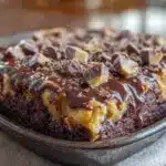 Reeses Poke Cake - featured image