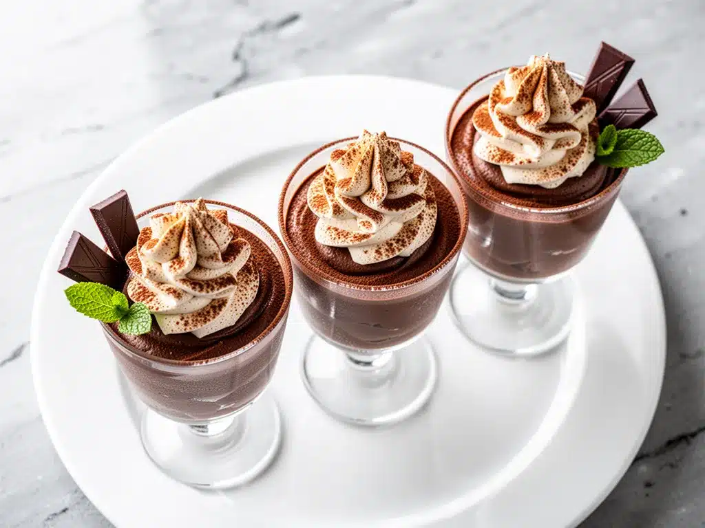 Silky Chocolate Mousse Cups: Easy No-Bake Dessert 4 silky chocolate mousse cups preparation steps