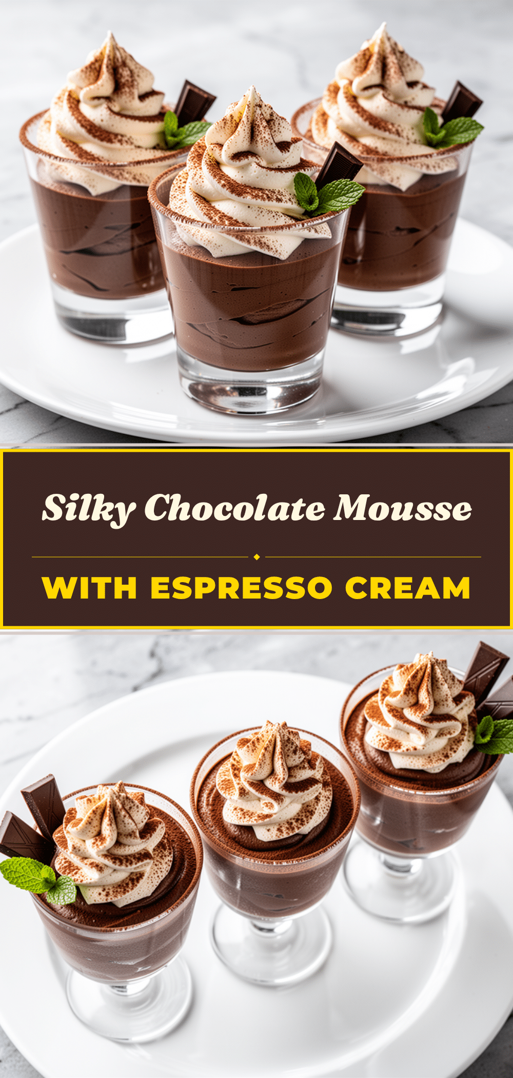 Silky Chocolate Mousse Cups: Easy No-Bake Dessert 5 silky chocolate mousse cups recipe
