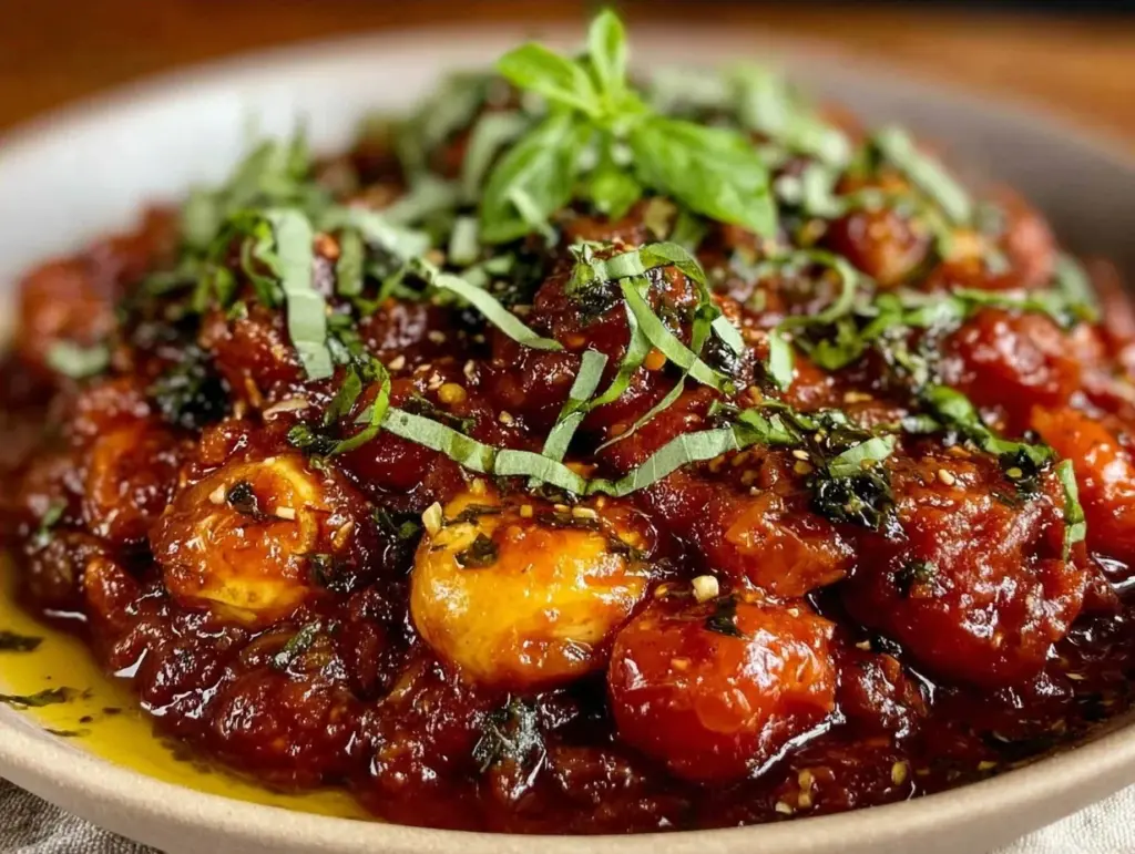 slow roasted tomato sauce - featured image