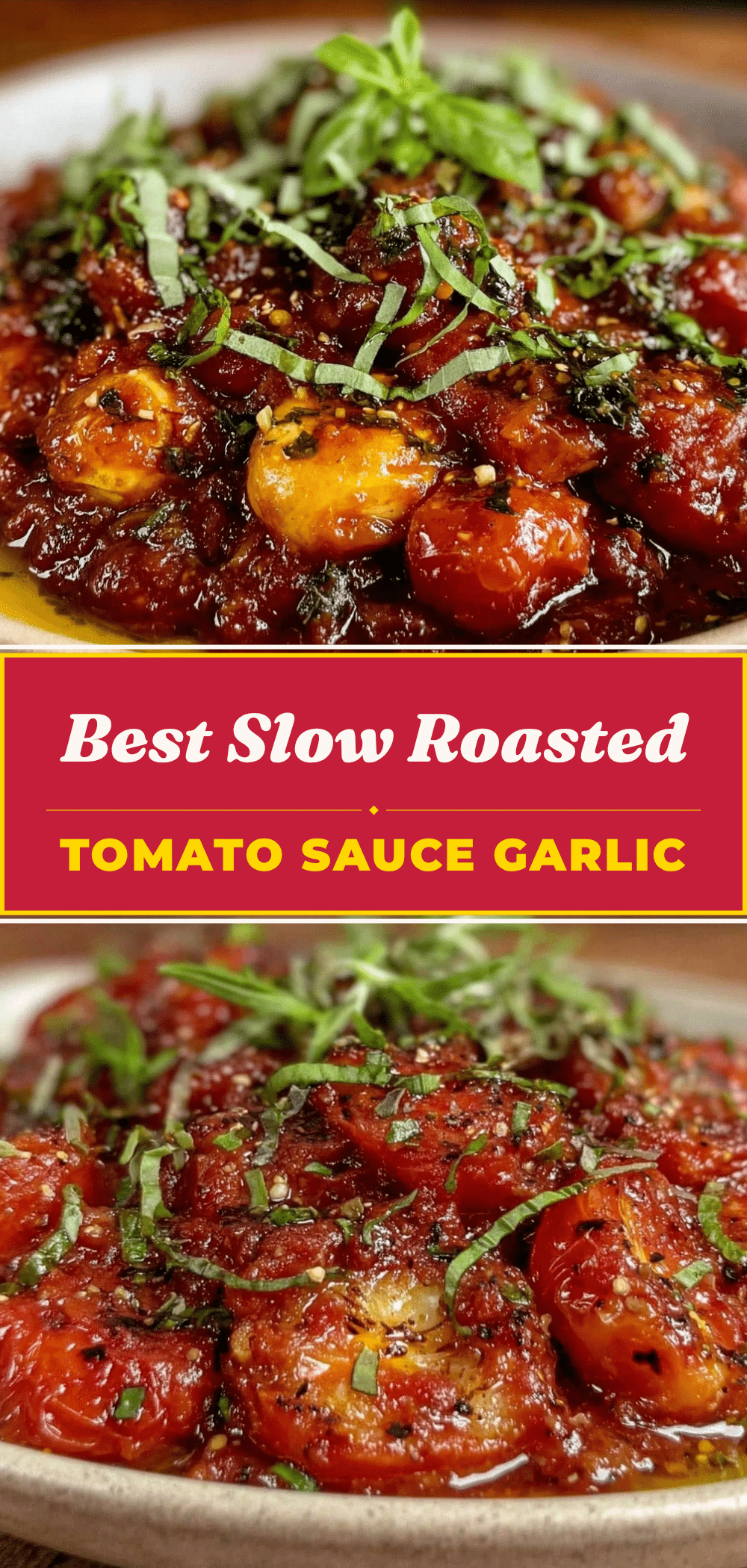 Slow Roasted Tomato Sauce: Best Fresh Basil Recipe 5 slow roasted tomato sauce recipe