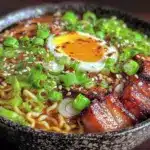 spicy ramen noodle bowl - featured image