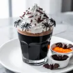 spooky black cocoa latte - featured image