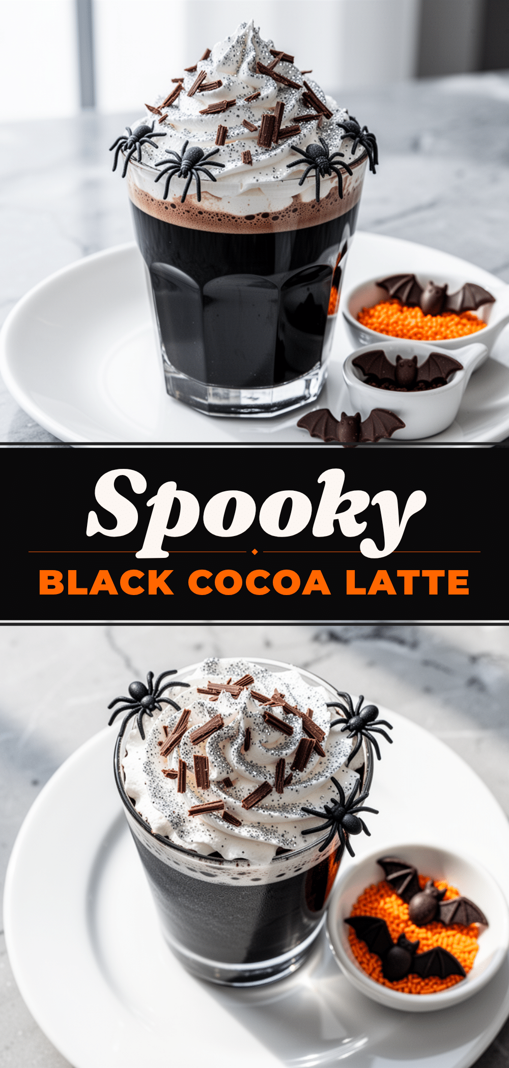 Spooky Black Cocoa Latte: 3-Step Halloween Coffee 5 spooky black cocoa latte recipe