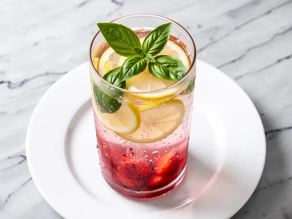 Sugar-Free Strawberry Basil Lemonade: Easy Weeknight Recipe 4 sugar-free strawberry basil lemonade preparation steps