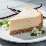 sugar-free vanilla cheesecake - featured image