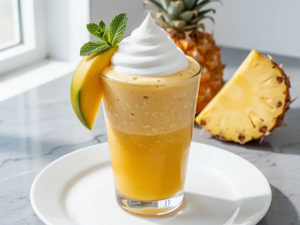 Ultra-Creamy Frozen Mango Pineapple Smoothie - featured image