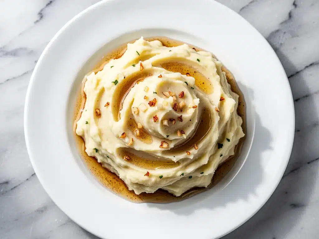 Ultra-Creamy Garlic Mashed Potatoes with Brown Butter 4 ultra-creamy garlic mashed potatoes with brown butter preparation steps