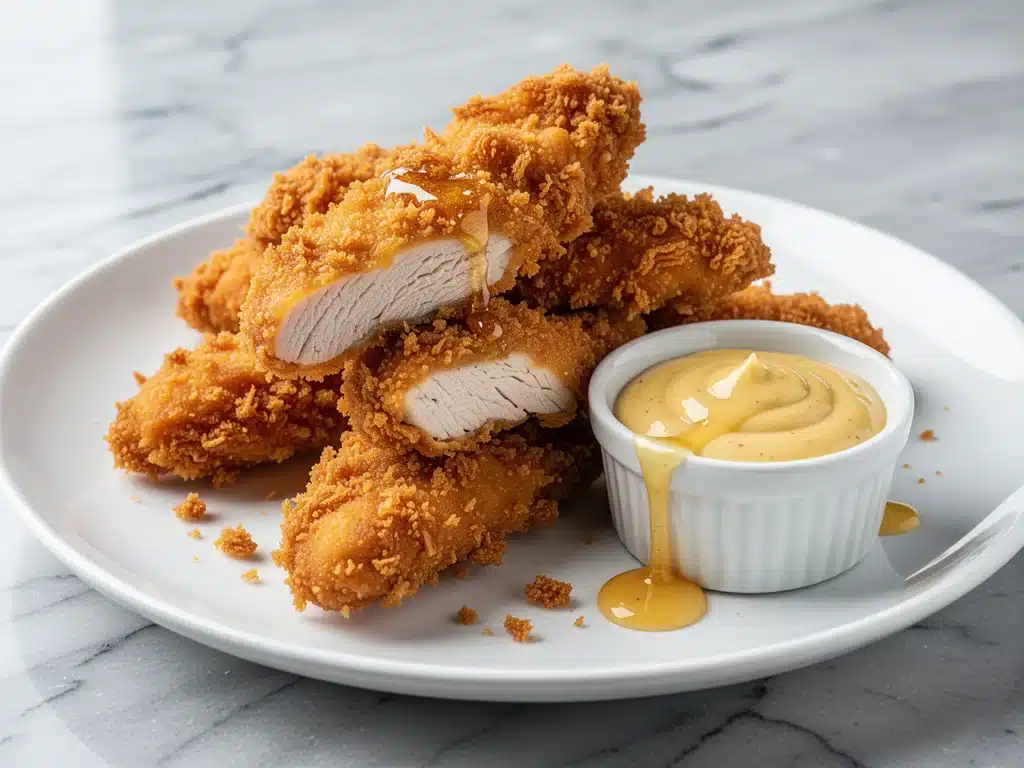 ultra-crispy oven-fried chicken tenders - featured image
