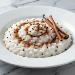 vanilla bean rice pudding - featured image