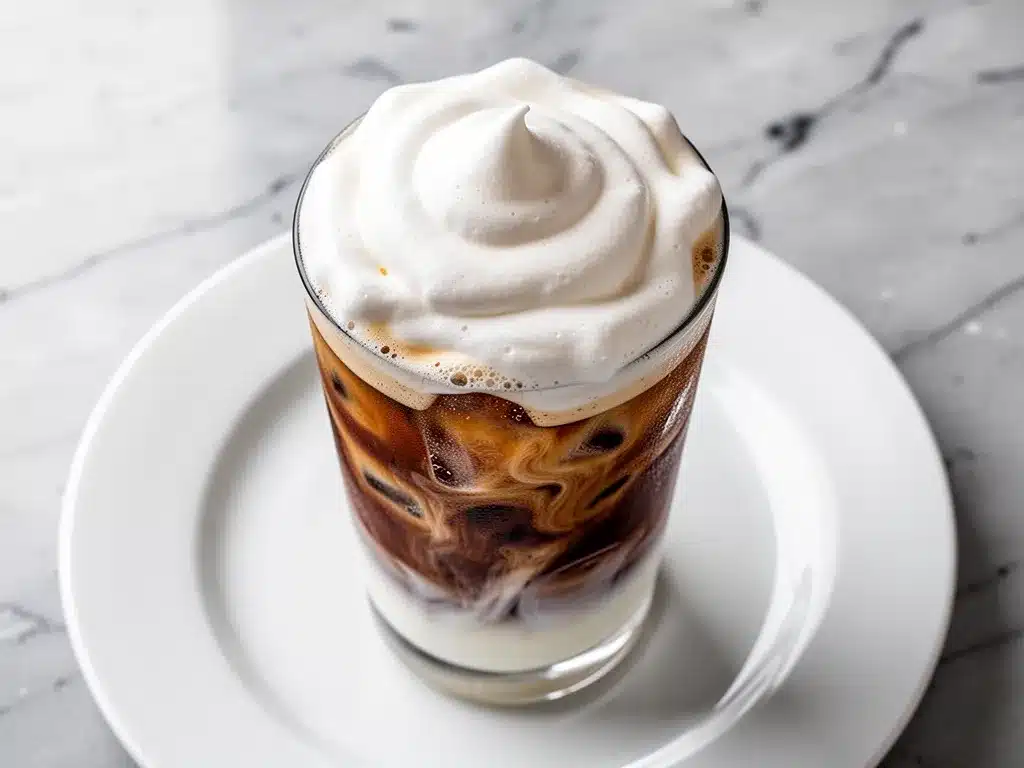 Homemade Vanilla Sweet Cream Cold Foam Iced Coffee: Best Morning Ritual 4 vanilla sweet cream cold foam preparation steps
