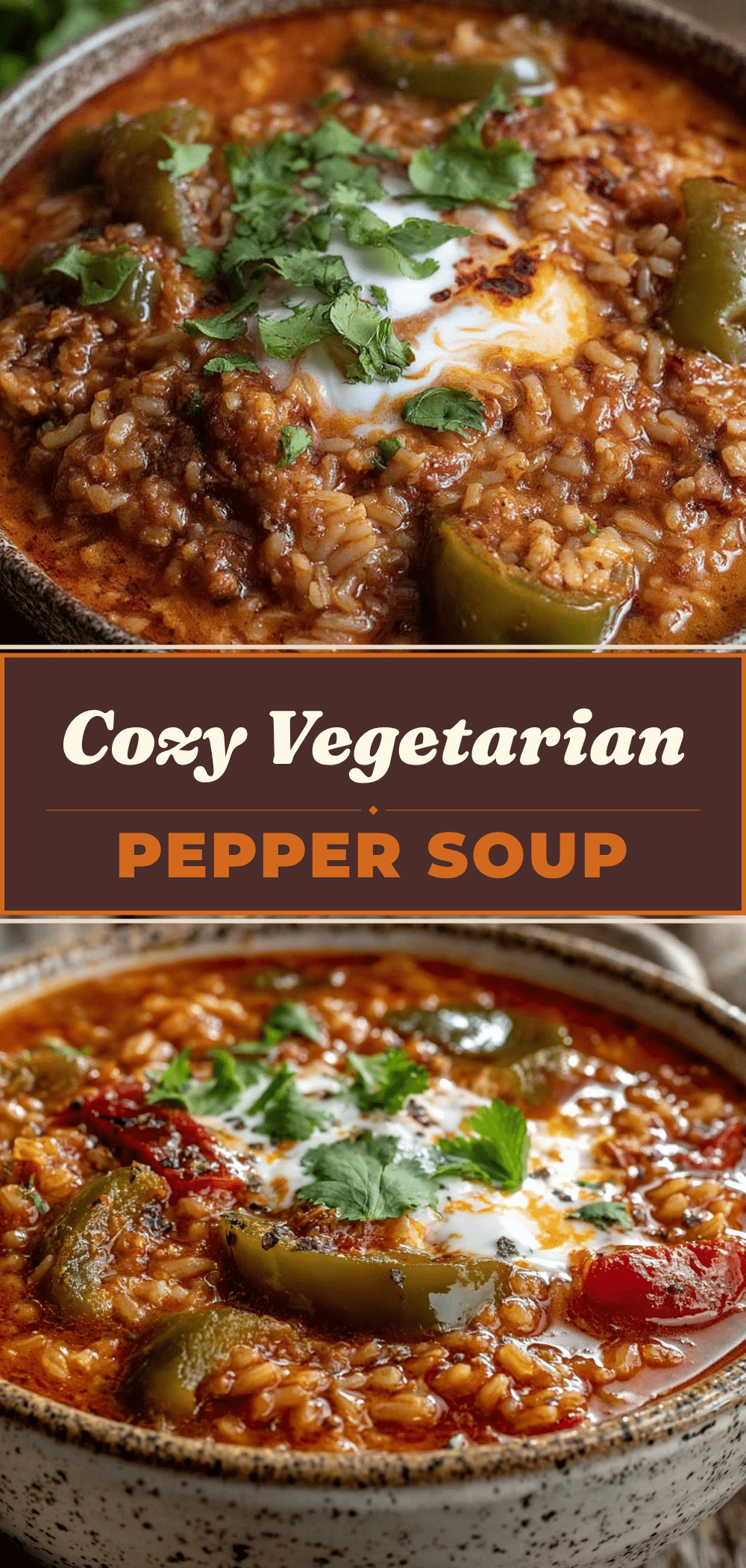 Vegetarian Stuffed Pepper Soup: 1 Batch, 4 Meals 5 vegetarian stuffed pepper soup recipe